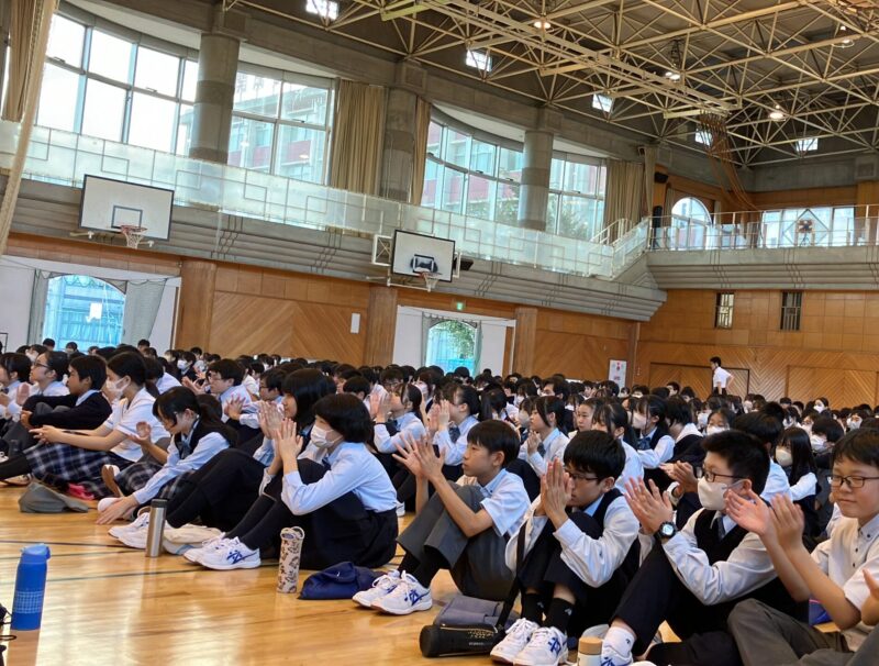 中学生も、文化祭の準備中です！